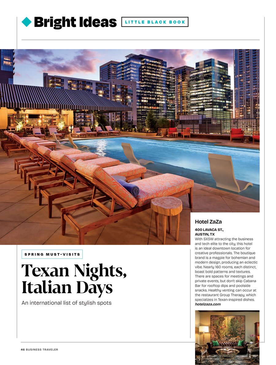 Business_Traveler_US_March_2025_HotelZaZa-TexanNights-ItalianDays