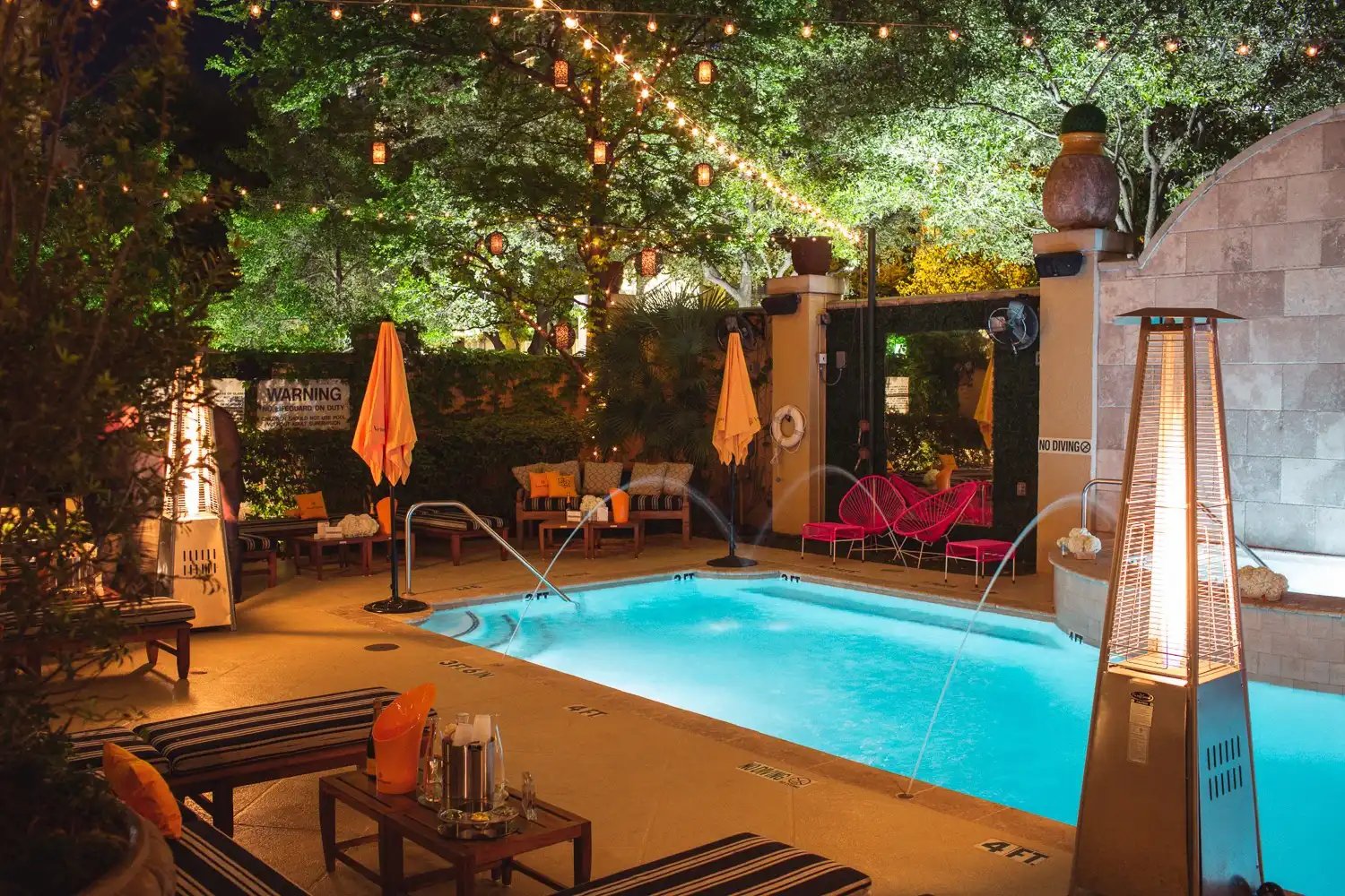 Hotel ZaZa Dallas Uptown Poolside Dining Menu