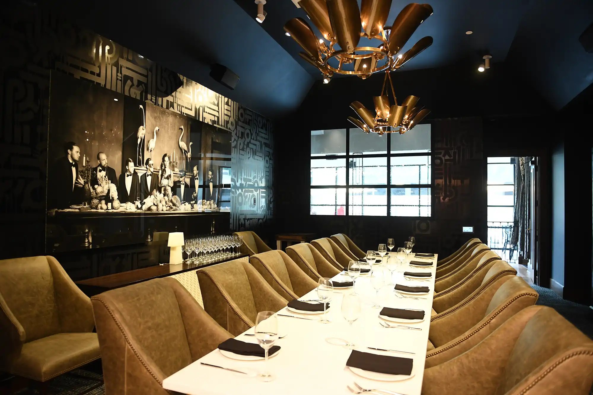 Hotel ZaZa Houston Memorial City Tigers Wife Private Dining Room