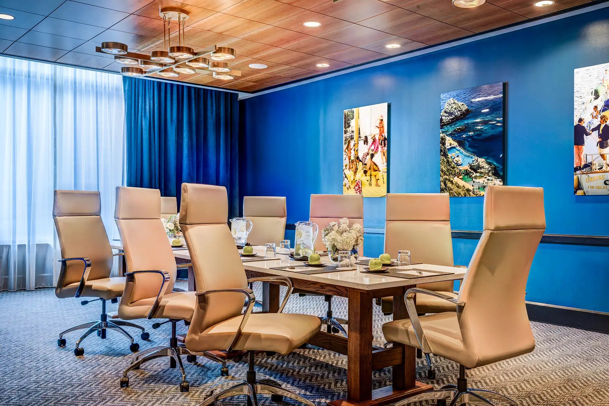 Hotel ZaZa Houston Memorial City Meeting Room The Blue Room