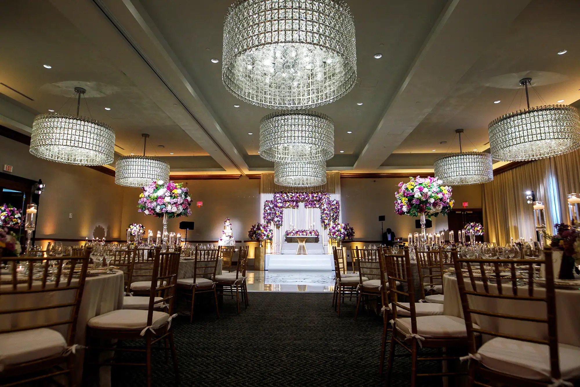 Hotel ZaZa Houston Memorial City Great Expectations Wedding Setup2