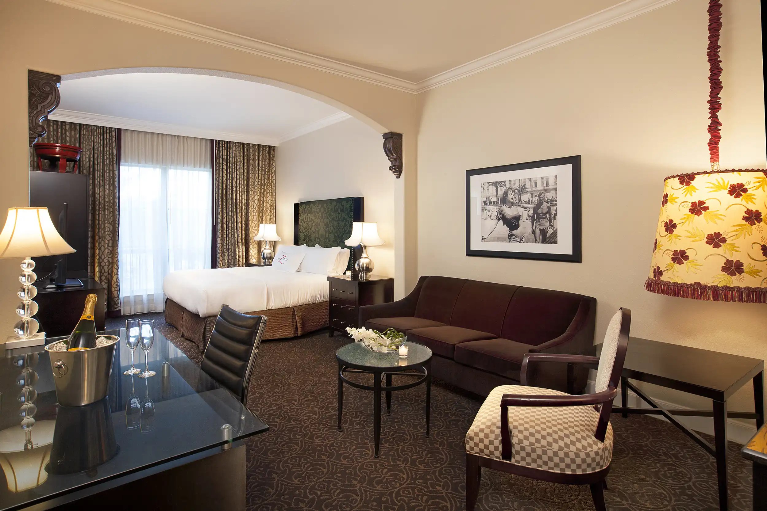 Hotel ZaZa Dallas ADA Accessible Room Parlor King