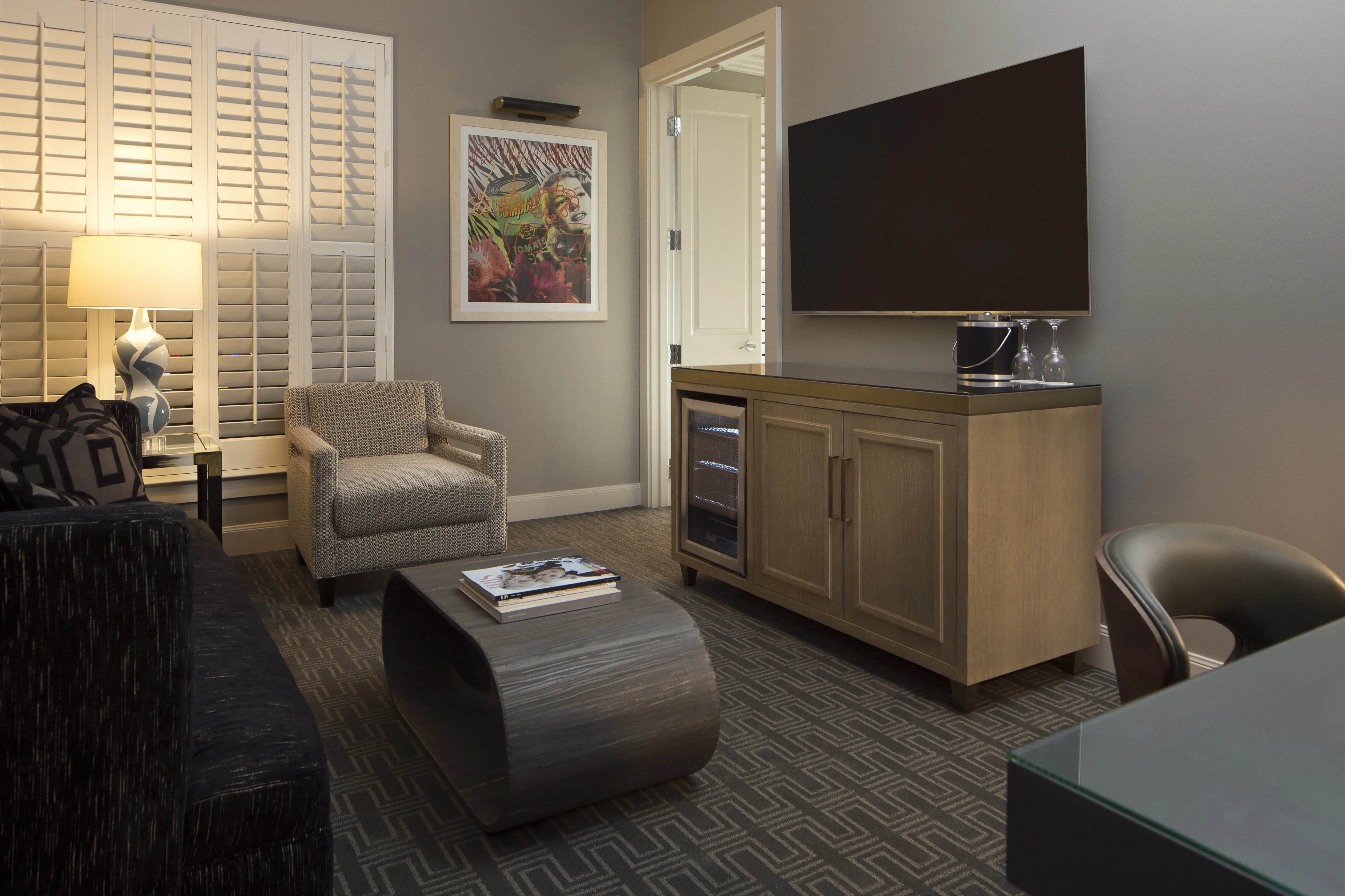 Hotel ZaZa Houston Memorial City  Guest Room Corner Suite King 2