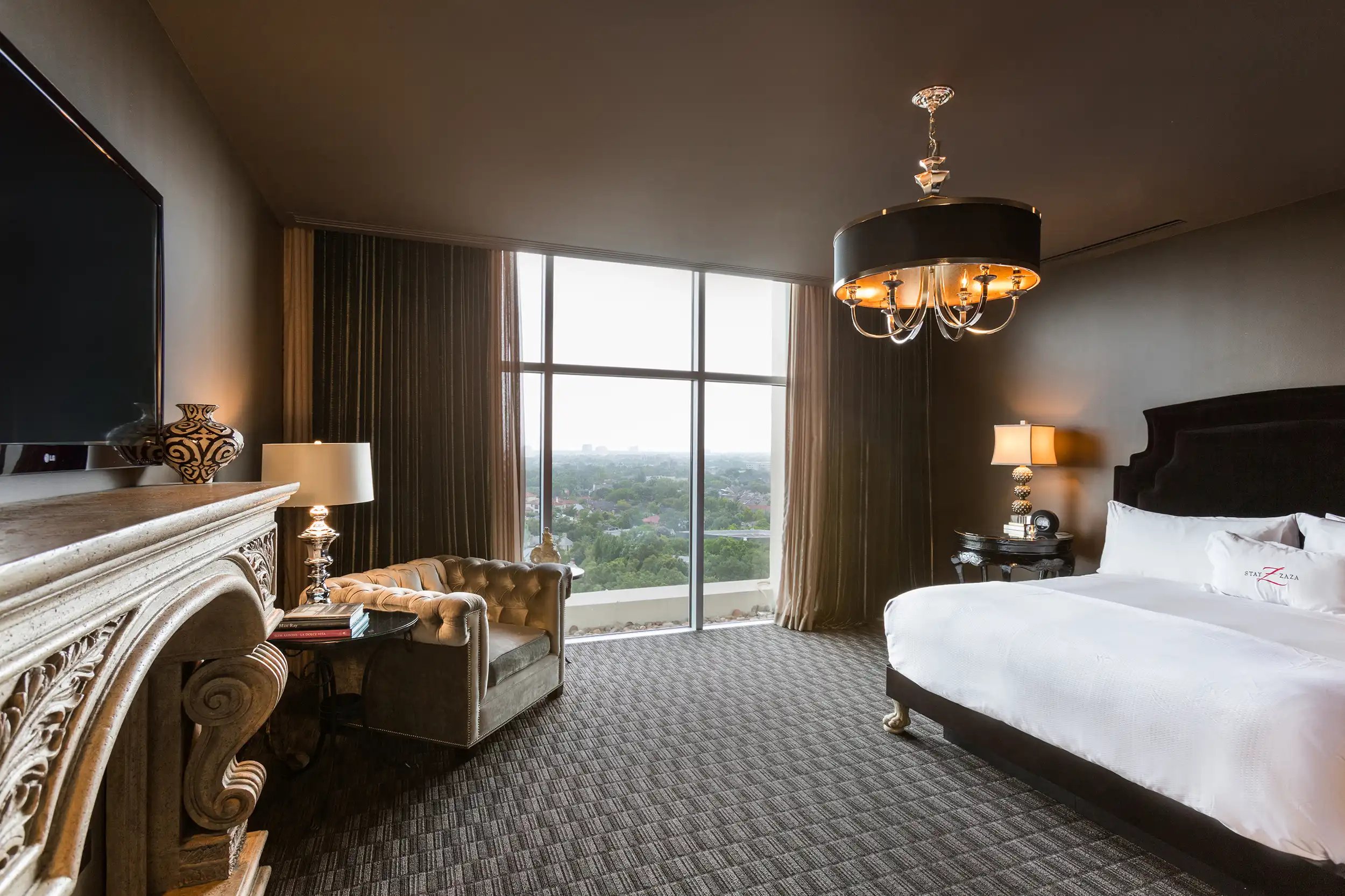 Hotel ZaZa Houston Museum District Magnificent Seven Suite Black Label 7