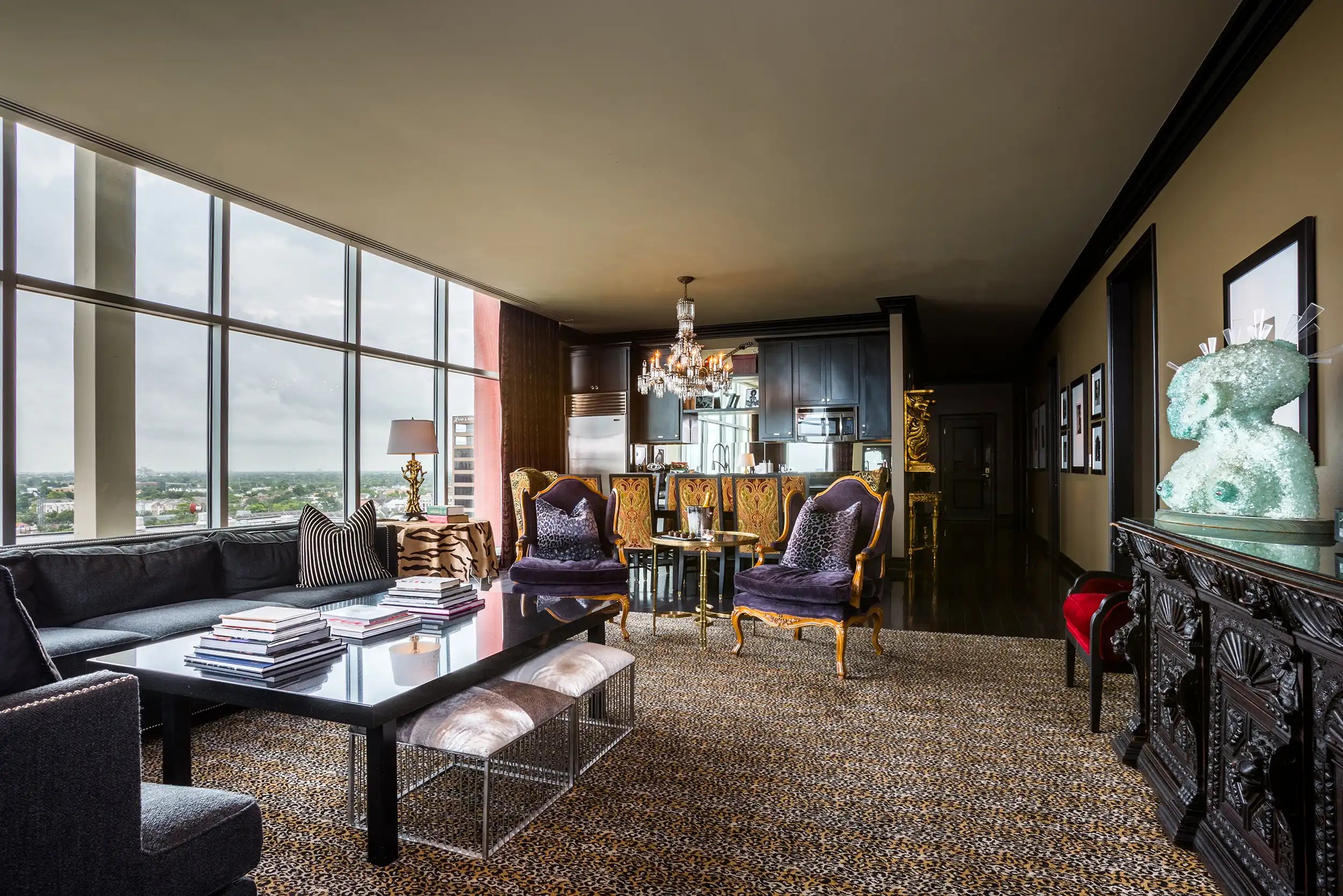 Hotel ZaZa Houston Museum District Magnificent Seven Suite Rockstar Suite 2