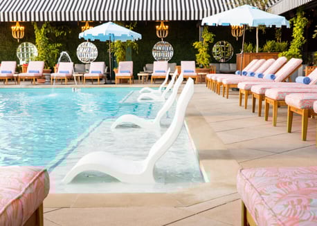 Hotel ZaZa's swimming pool area