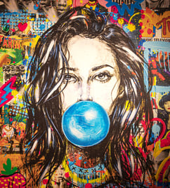 An artwork of a woman