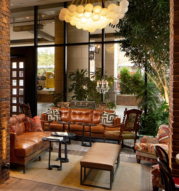 Hotel ZaZa Austin Lobby