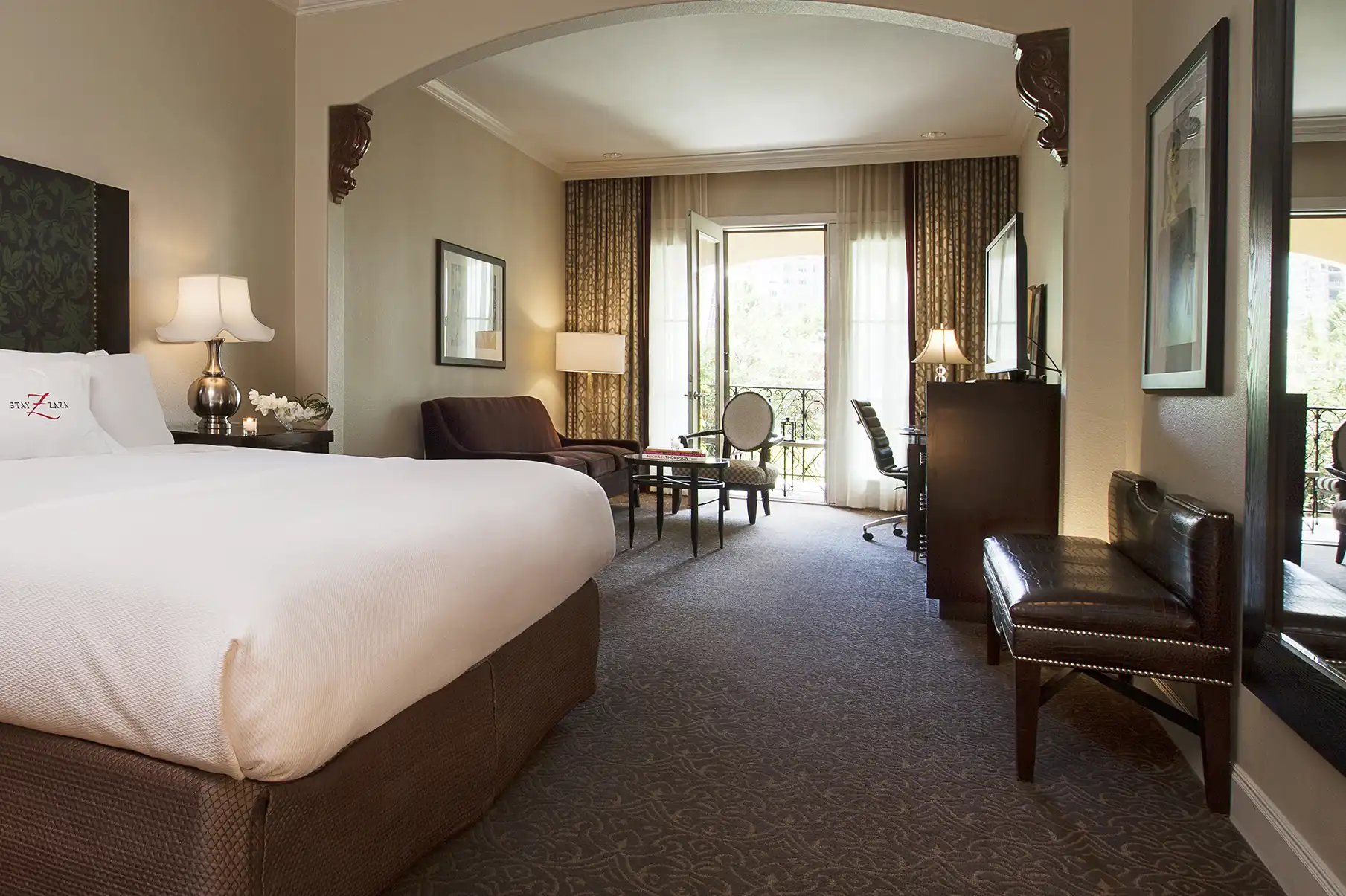 Hotel ZaZa Dallas-GUESTROOM-PremiumBalconyDouble