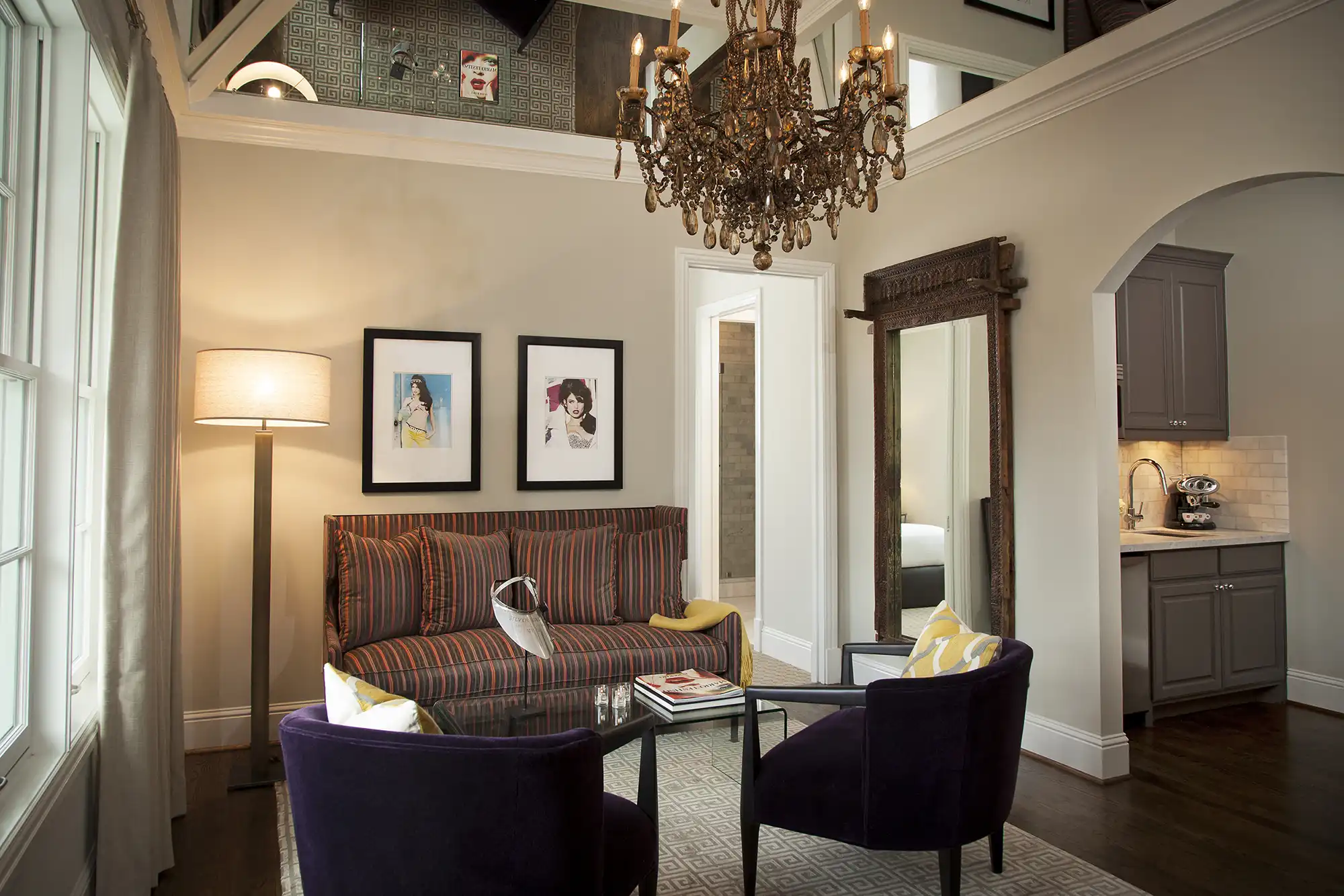 Hotel ZaZa Dallas Uptown Bungalow Living Room