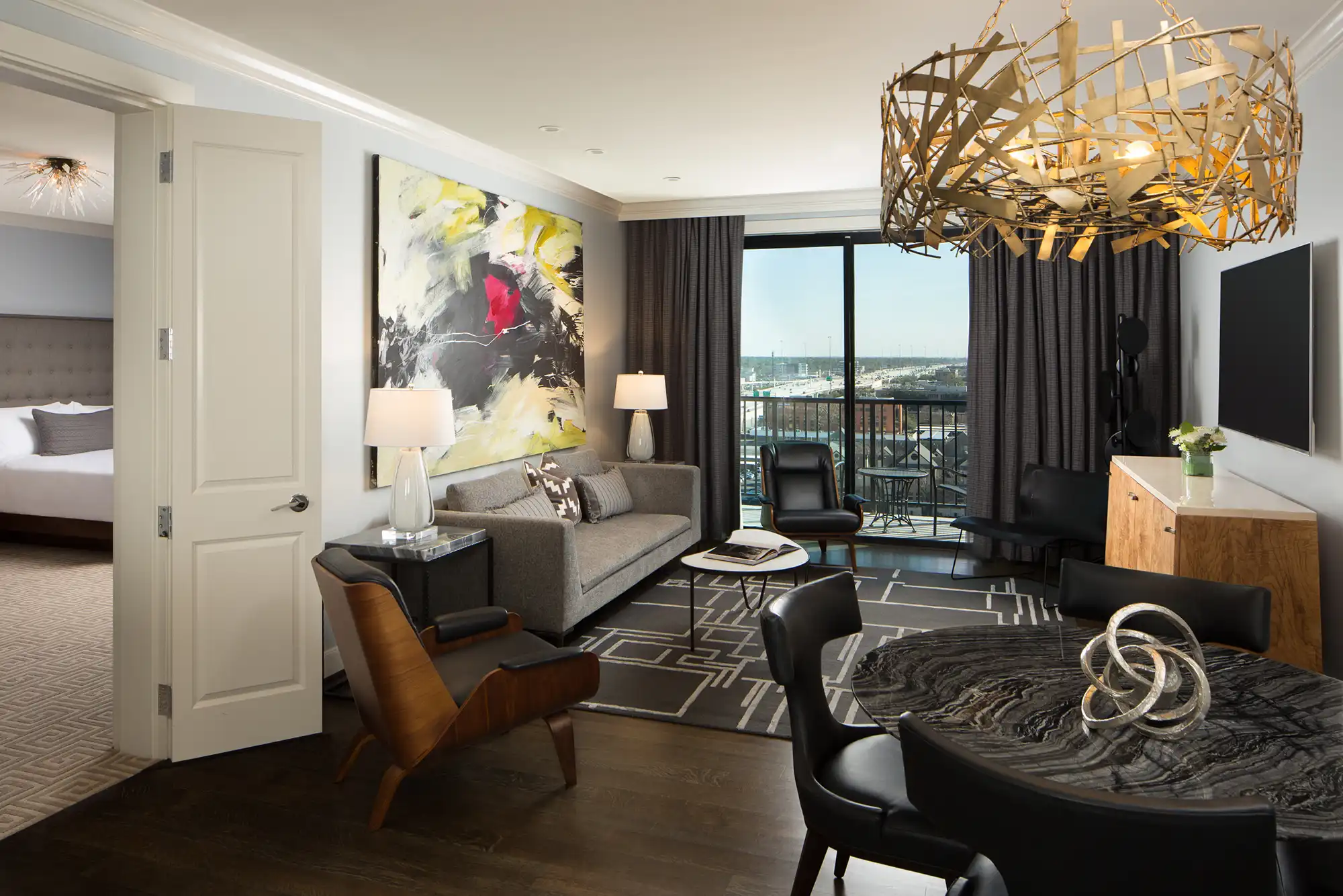 Hotel ZaZa Houston Memorial City Master Plan Living Room